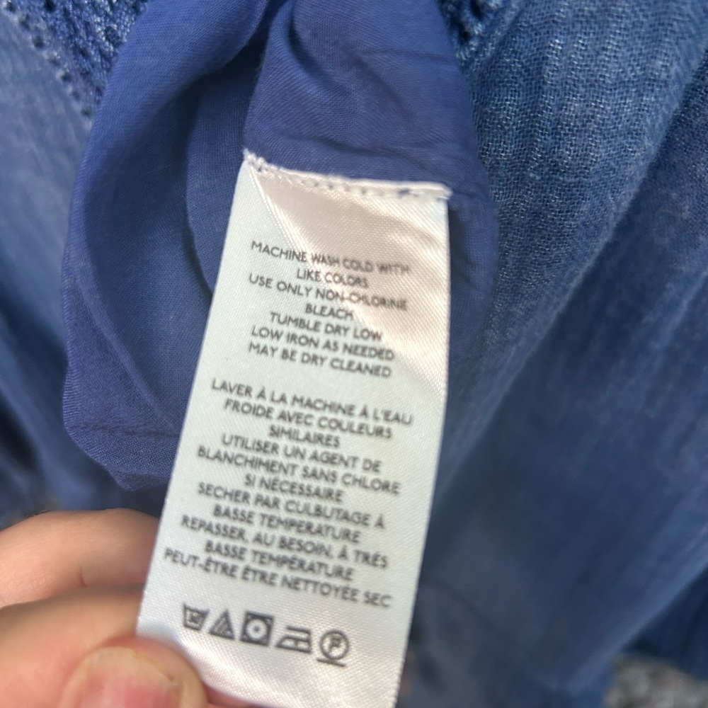NWOT Free People Sachi Mini Dress Blue - Picture 6 of 9